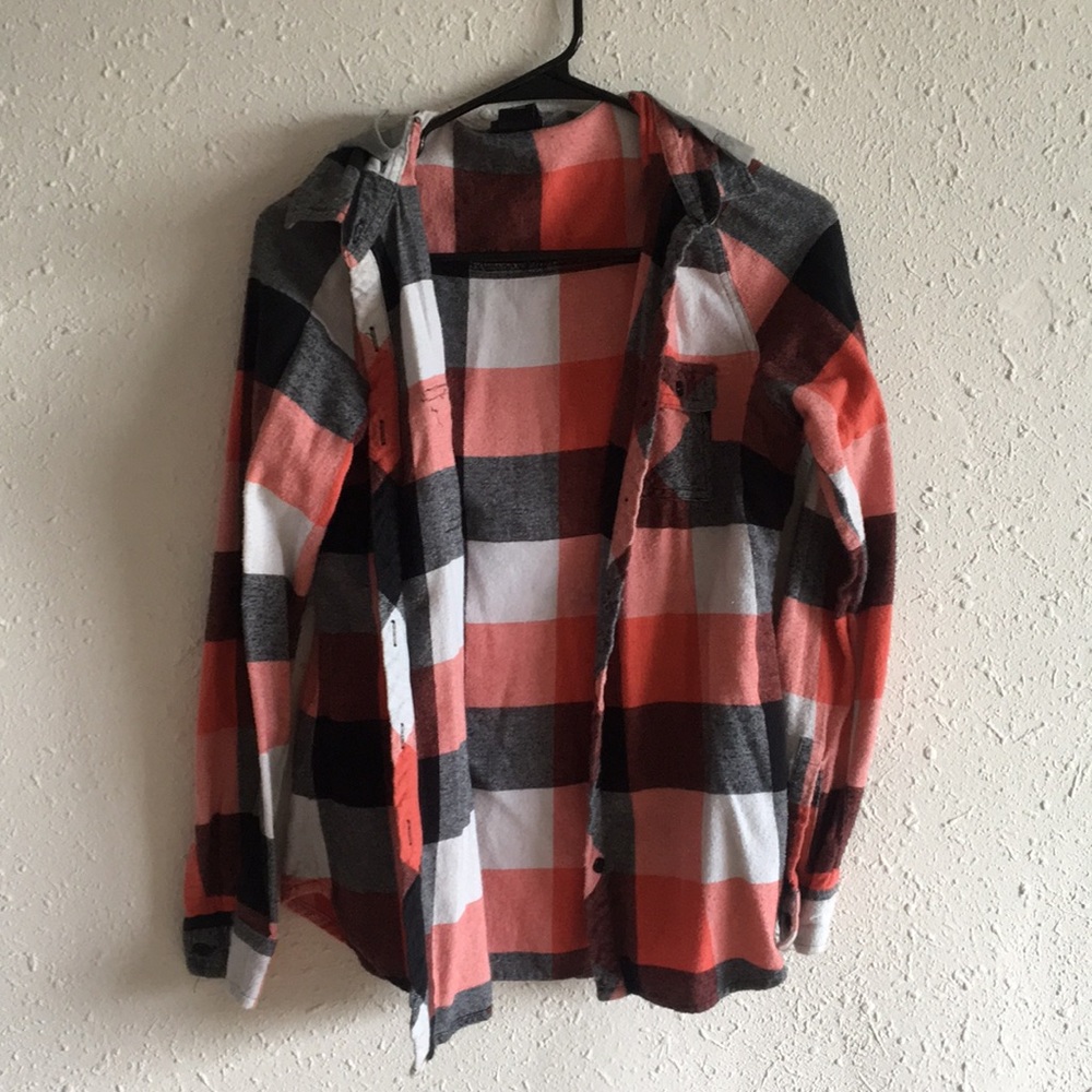 Hooded flannel